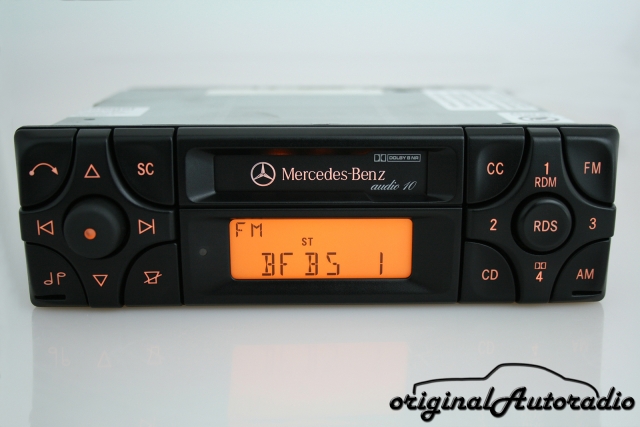 Mercedes Audio 10 BE3100 MP3 AUX-IN W140 Radio S-Klasse CL-Klasse C140 Kassette 