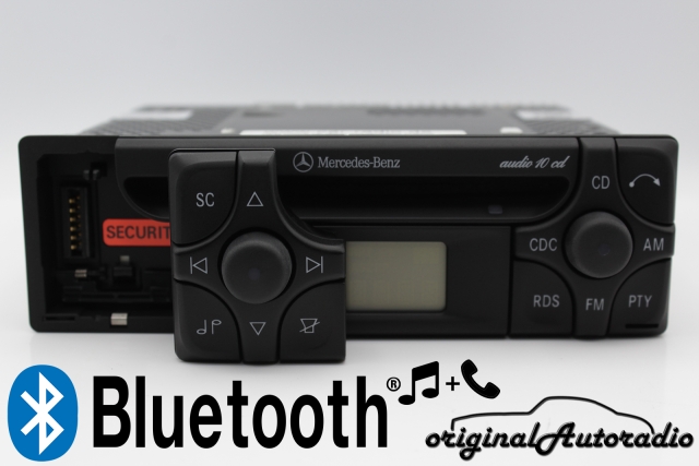 Mercedes Audio 10 CD MF2199 Bluetooth MP3 Autoradio CD-R 1-DIN