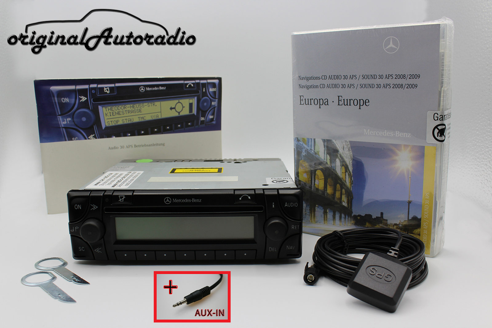 Аудио автомагнитолы. Mercedes Audio APS 30. Mercedes Becker Audio 30 APS. Audio 30 APS w163. Audio 30 APS aux.