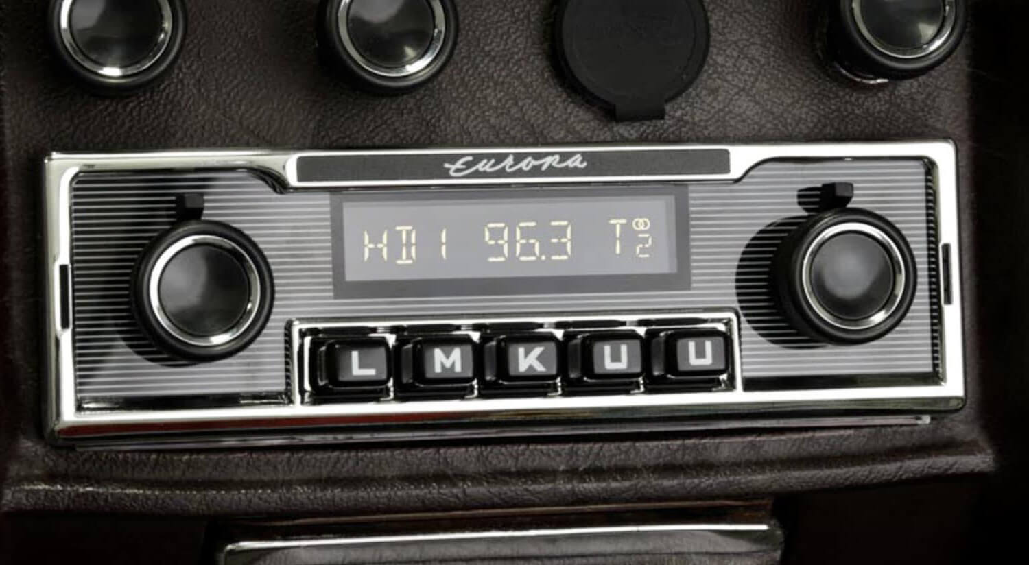  RetroSound Europa Radio Design DAB Bluetooth Retro  Autoradio 6DAB