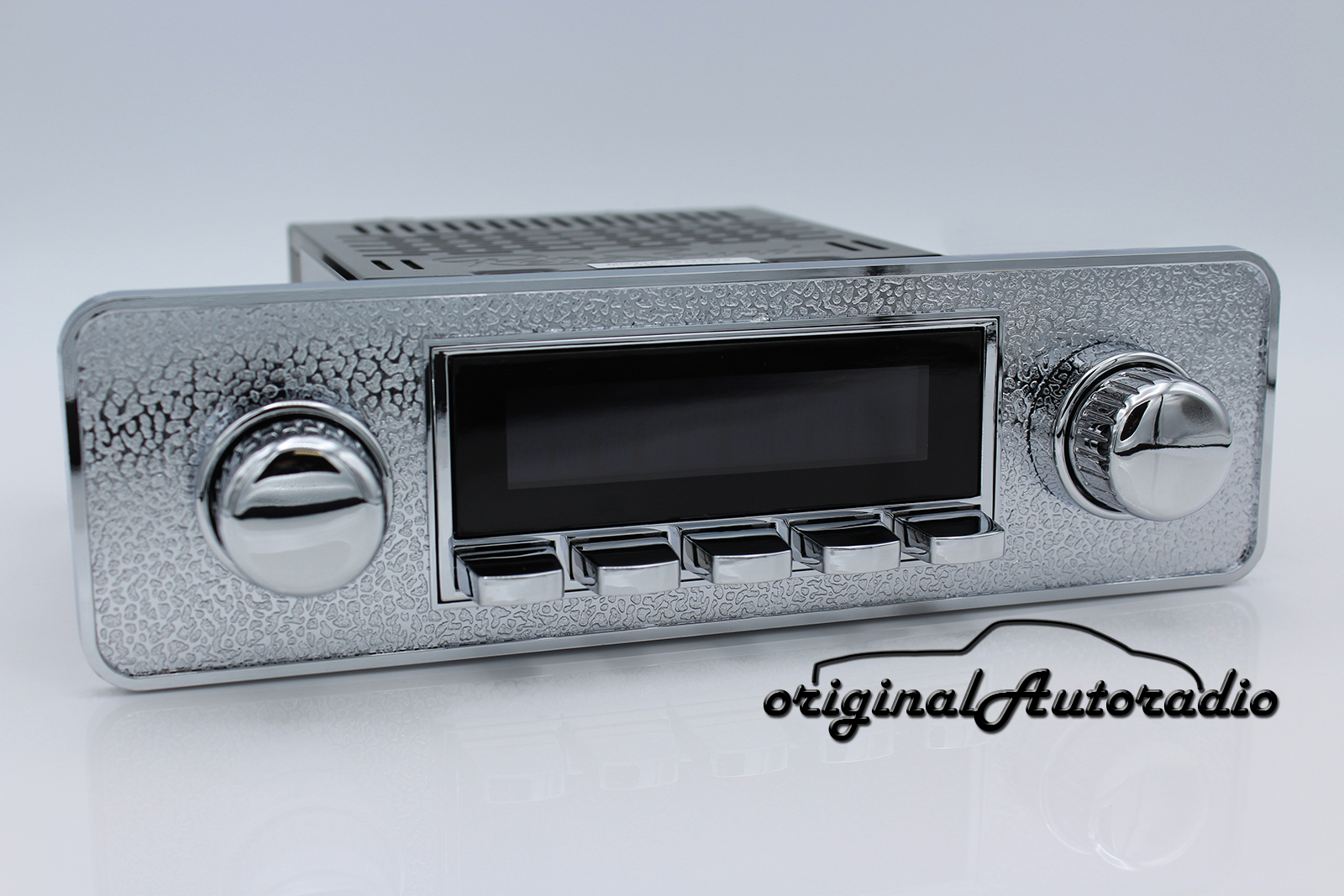 interieur metaal kort Original-Autoradio.de - Retrosound San Diego DAB+ Silver Complete Set Retro  Radio DAB